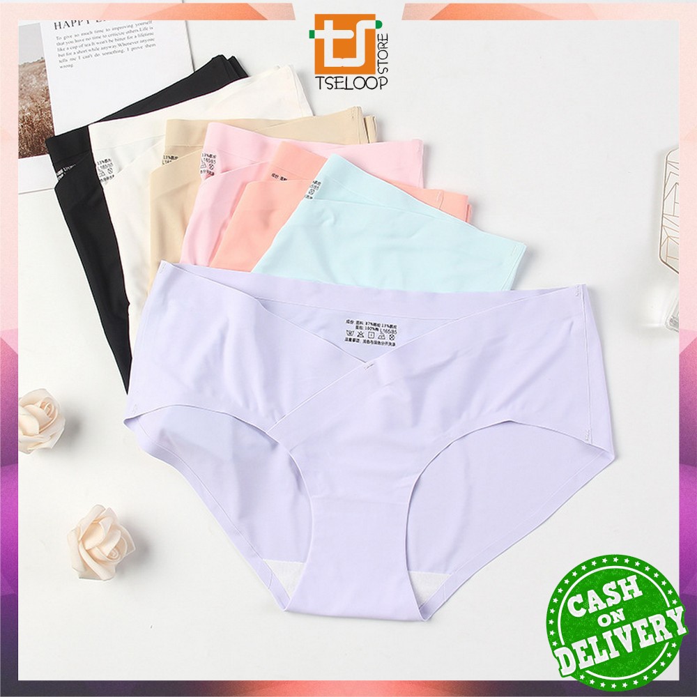 OFM-P37 Celana Dalam Seamless Wanita V Shape Low Waist Panties CD Kolor Perempuan Underwear Wanita