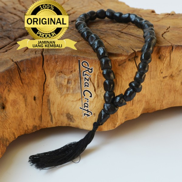 Riza craft Tasbih Biji Pisang Wali Sunan Bonang Fidak Unik 33 Butir Kualitas Terbaik