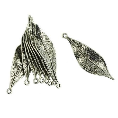 3D Leaf Shee Pendant - Liontin Bentuk Helai Daun 3D (10pcs)