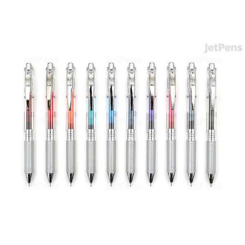 

PENTEL ENERGEL INFREE RETRACTABLE GEL PEN PULPEN GEL WARNA