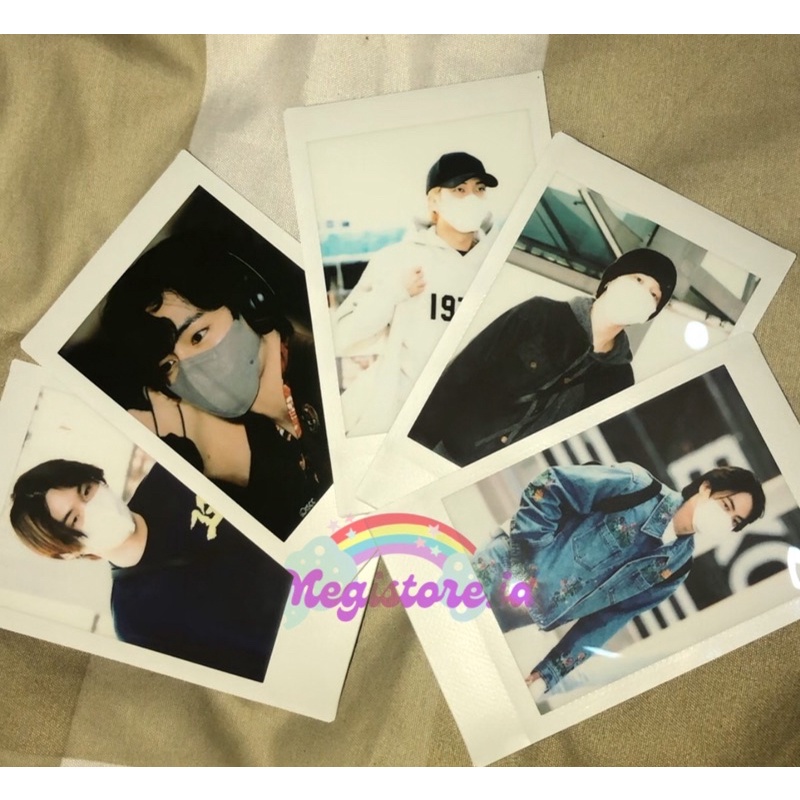 POLAROID BTS BANDARA TERBARU LV TAEHYUNG JIMIN SUGA NAMJOON SEOKJIN INSTAX FUJIFILM ASLI