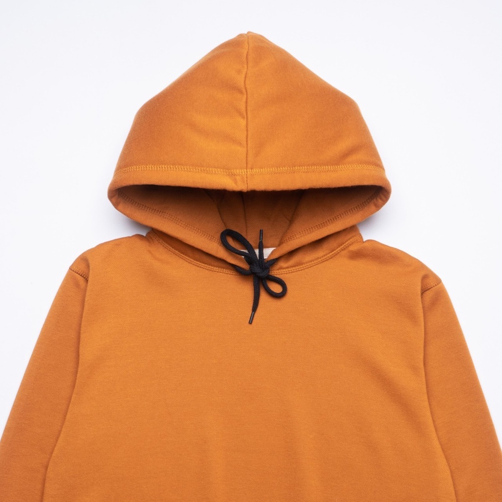 Jaket Sweater Hoodie distro polosan Polos Warna Orange