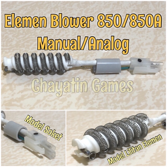 Elemen Blower Quick 850A Manual Model Spiral