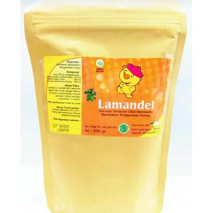 

LAMANDEL Bubuk Obat Herbal Atasi Amandel PROMO