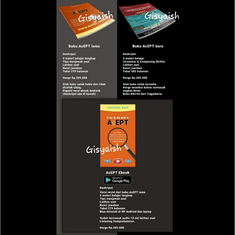 Buku Acept Ugm Wajib Baca Deskripsi Shopee Indonesia