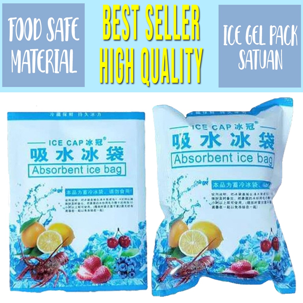 Ice Gel Ice Pack Dry Ice Cooler Thermafreeze Lembaran Pengganti Dry Ice Satuan Bron