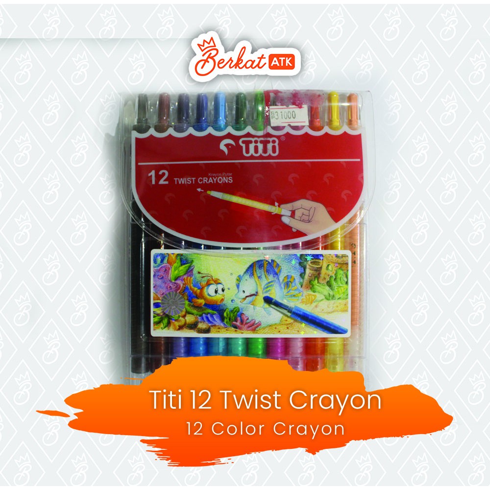 

Krayon Putar Titi 12 Twist Crayons TI-CP-12T