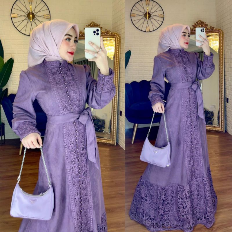 Gamis Suede Shellasaukia