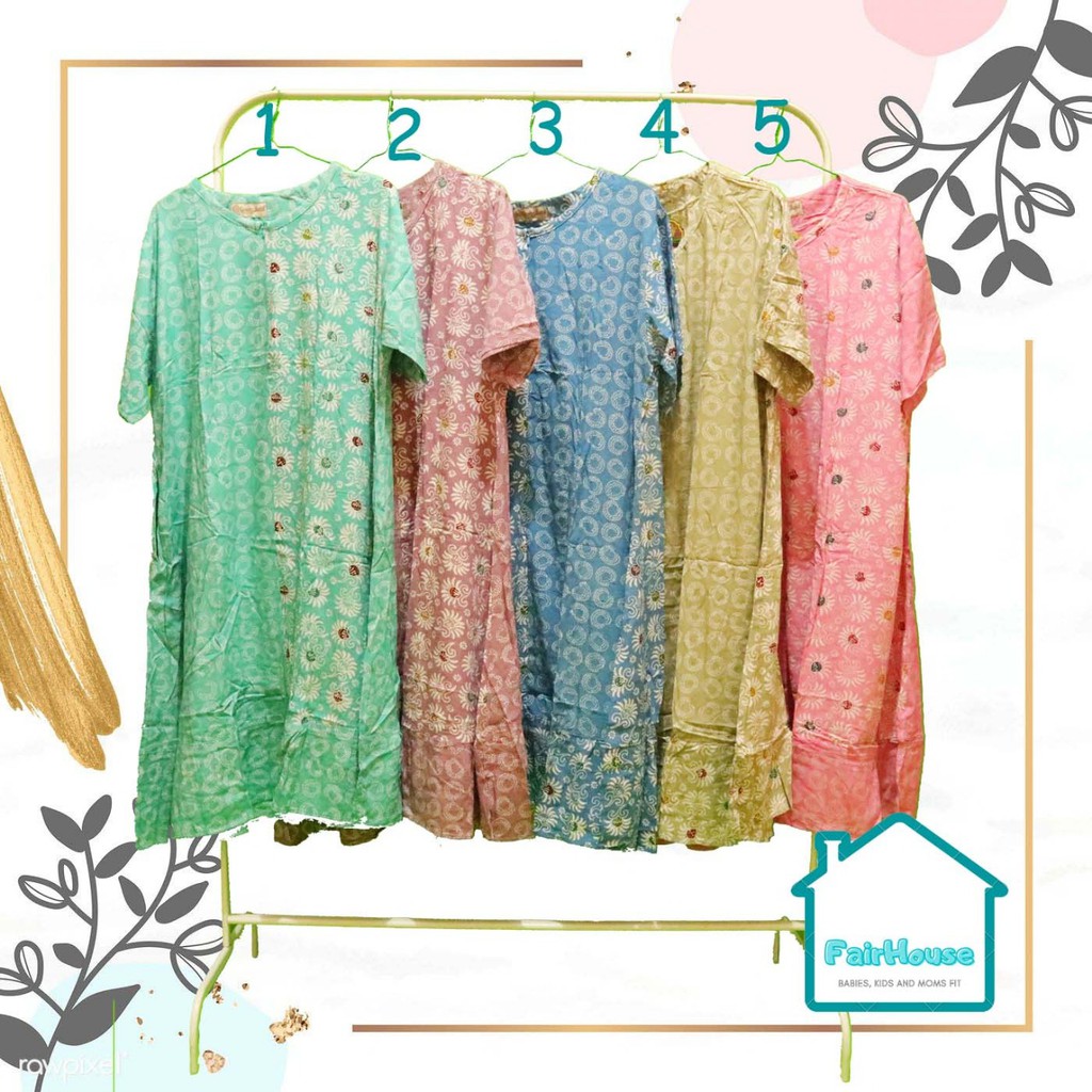 FLASHSALE Daster Rosalina Sleting Daster Qonita by Qonita Batik Boutique | Batik Pekalongan | RANDOM