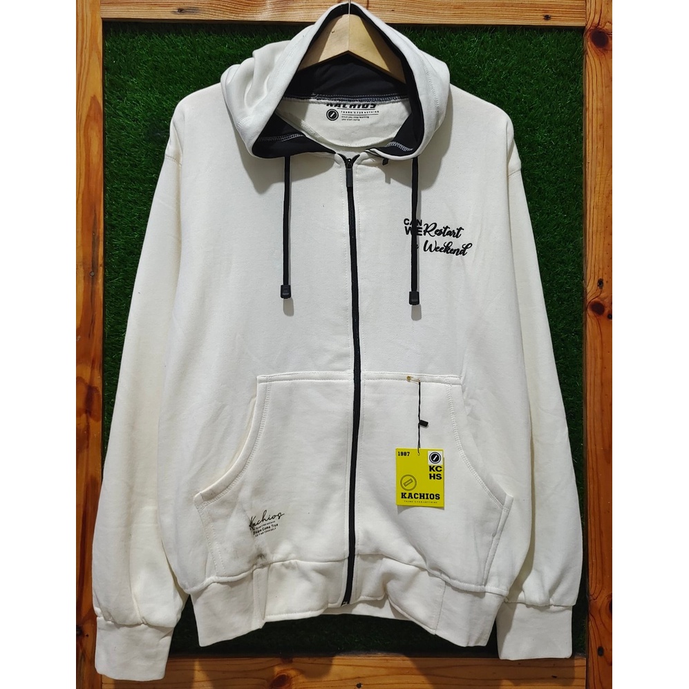 SWEATER HOODIE ZIPER ( resleting ) ORIGINAL KACHIOS, 100% ORIGINAL