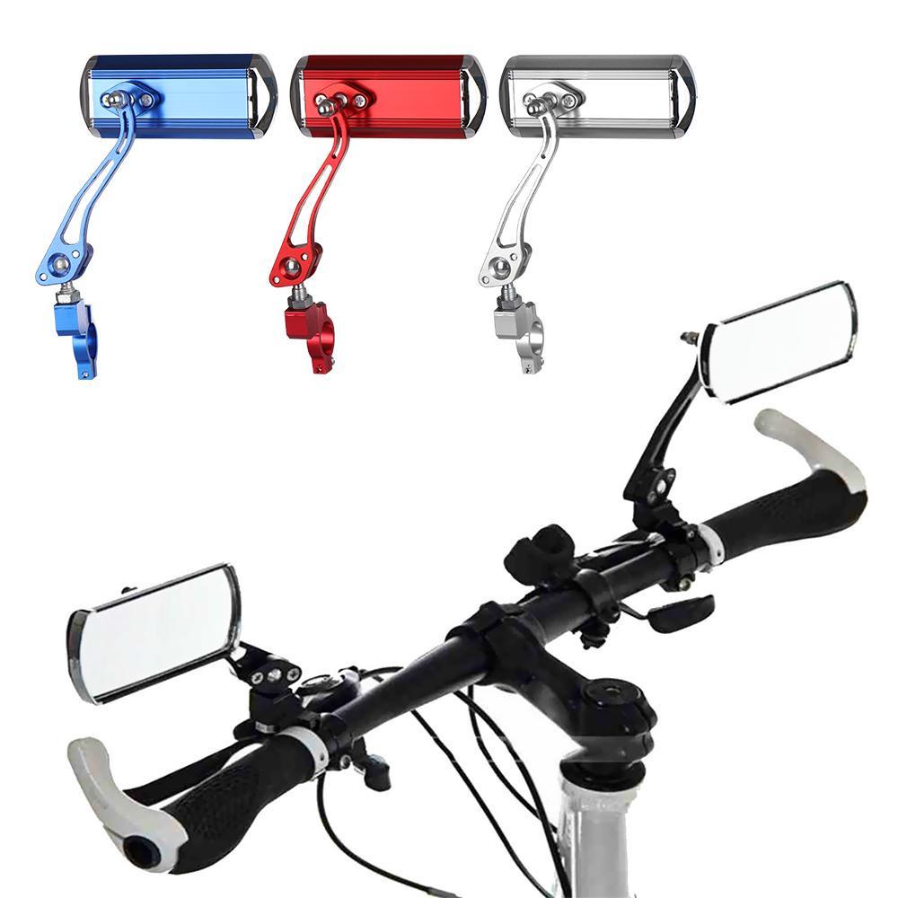 Terpopuler360° Cermin Sepeda Flexible Outdoor Cycling Rotate Aluminium Alloy Kaca Melihat Motor