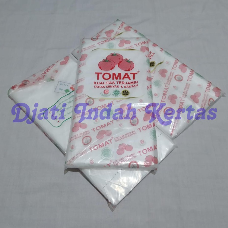 TERMURAH !!! ( PE - TOMAT Uk 12 x 25 ) PLASTIK SERBAGUNA / PLASTIK ES BATU