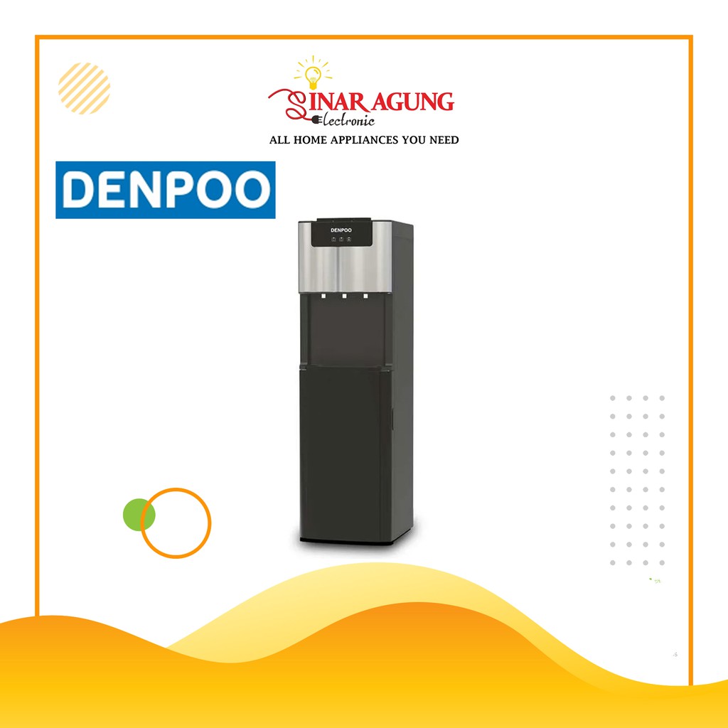 DISPENSER DENPOO DDB 39 / DDB-39  [Galon Bawah] [COLD AND HOT]