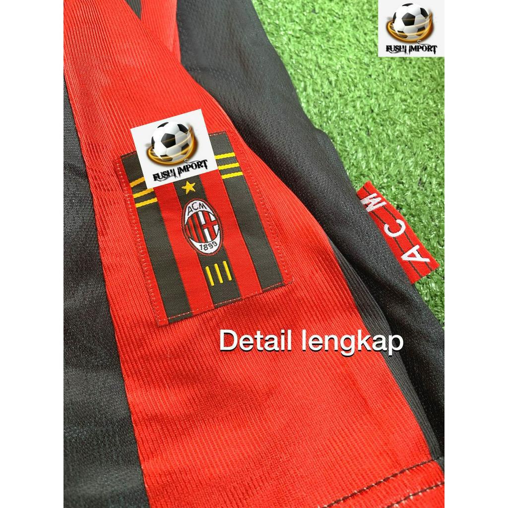 RETRO | Jersey Baju Bola Milan Home 1998 1999 Grade Ori