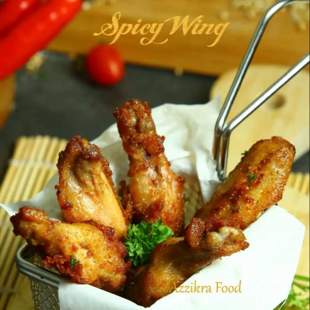 

Ayam Spicy wing Azzikra 500 gram..