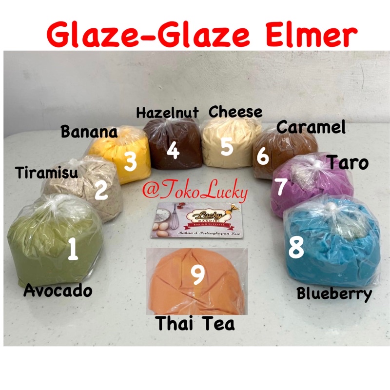 

Glaze collata Varian Rasa/ Topping Glaze collata kemasan 250gr