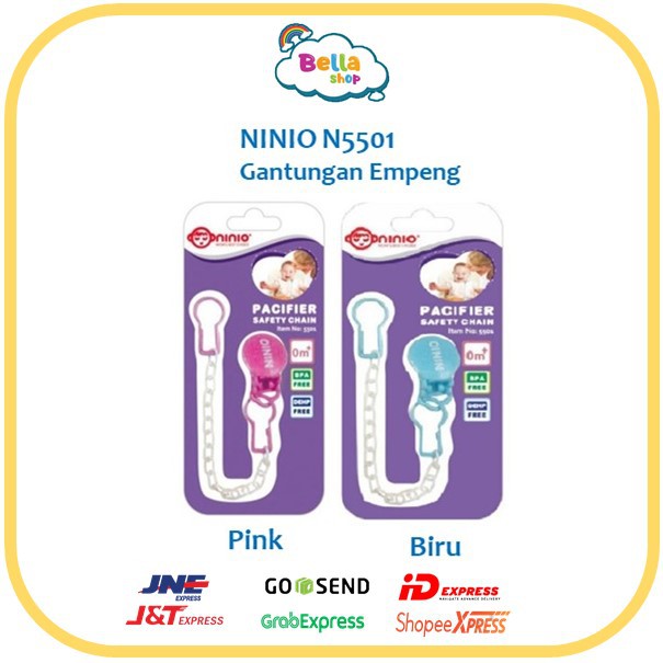 Ninio 5501 Pacifier Safety Chain Gantungan Empeng Bayi-BELLA SHOP