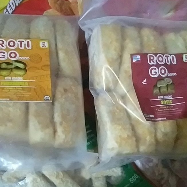 

ROTi GO.. keep frozeen roti goreng sosis isi 10 pcs 2rasa