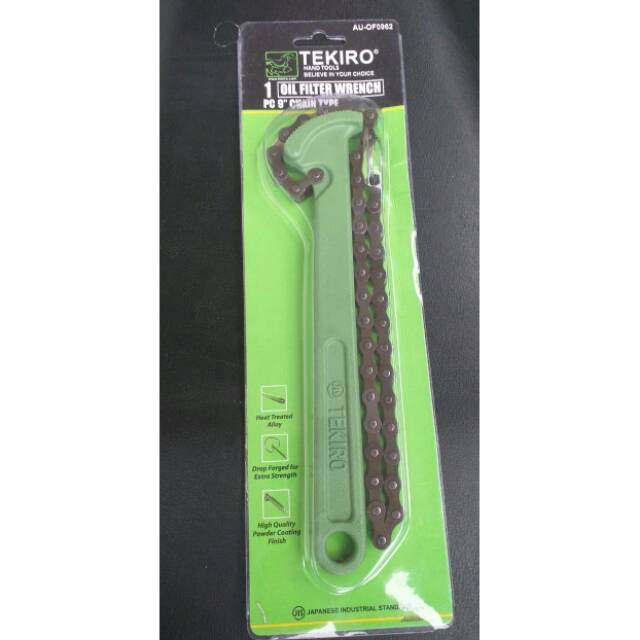 TEKIRO Kunci Oil Filter Rantai 9 INCH / Kunci filter oli mobil / Kunci Filter Oli Rantai 9"