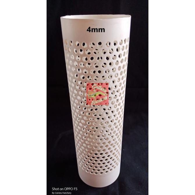 Promo Termurah Pipa Saringan Kolam Paralon 4 Inch Panjang 15Cm Lubang 4Mm Kualitas Super