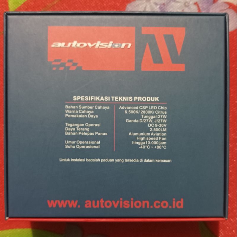 Paket Lampu LED H4 Headlamp Autovision
