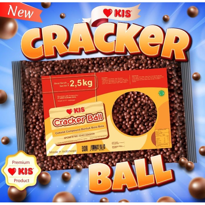 Chefmate Cracker Ball Dark Kiss Repack 500 Gram