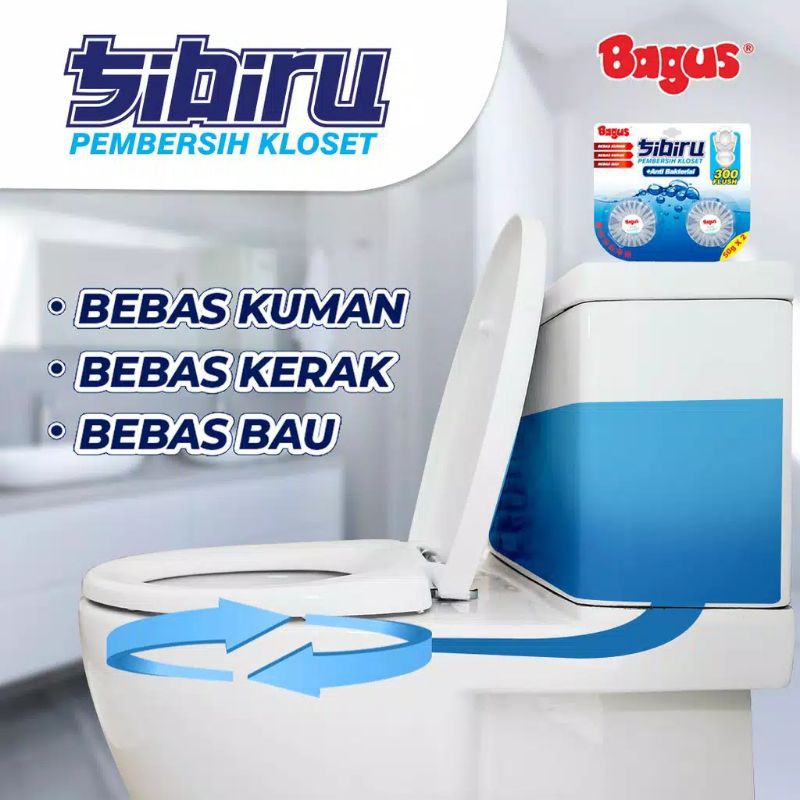 BAGUS SIBIRU PEMBERSIH KLOSET 50GR
