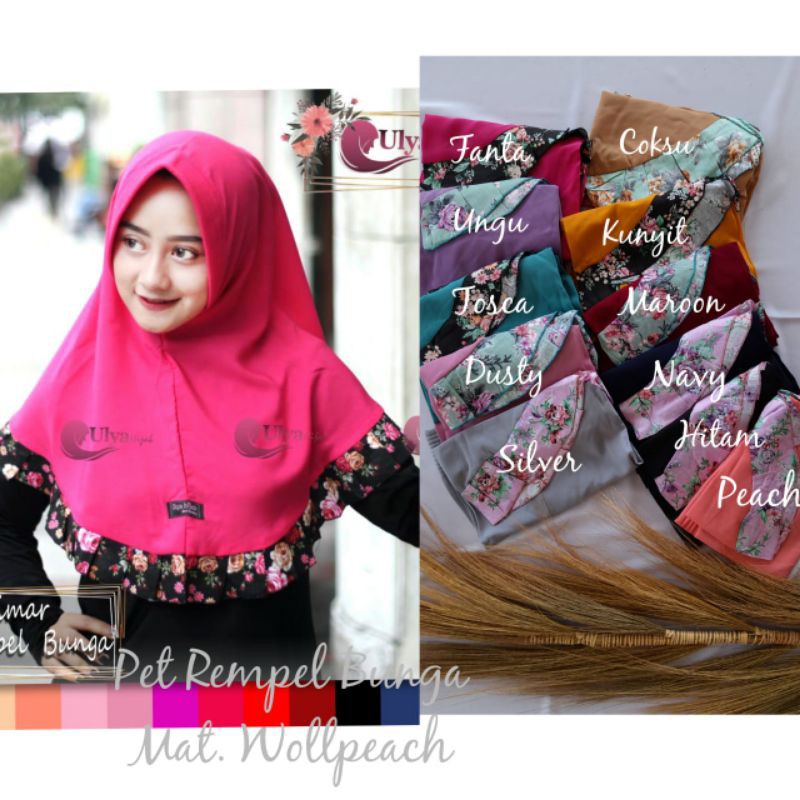 pet tempel bunga Ulya hijab promo seminggu