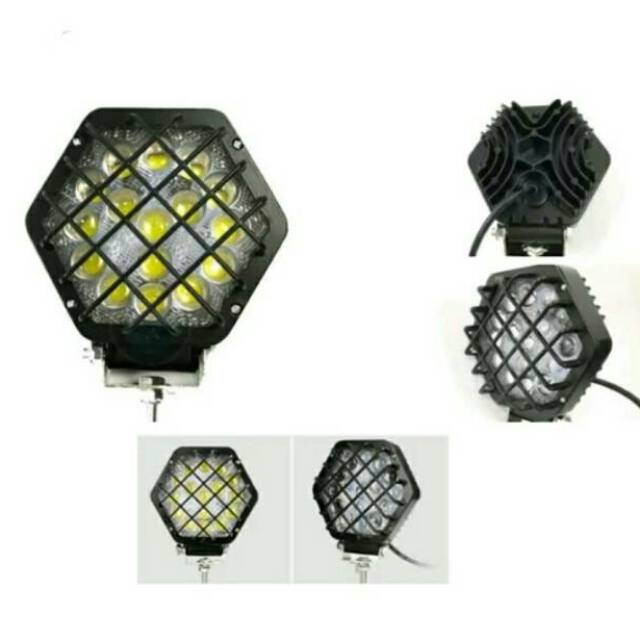 LAMPU TEMBAK SOROT 16 LED LENSA 6D TRALIS