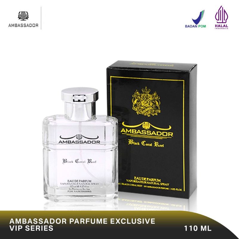 Ambasador Parfum Pria | Black and White 125 ml