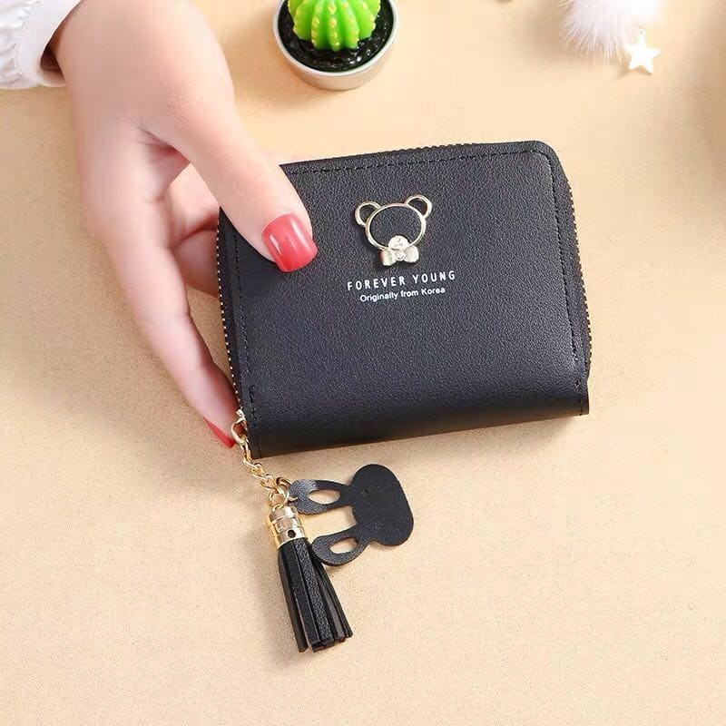 (COD) Dompet Lipat Pendek Warna Warni Forever Young / Wallet Women MALL SHOPPING-6