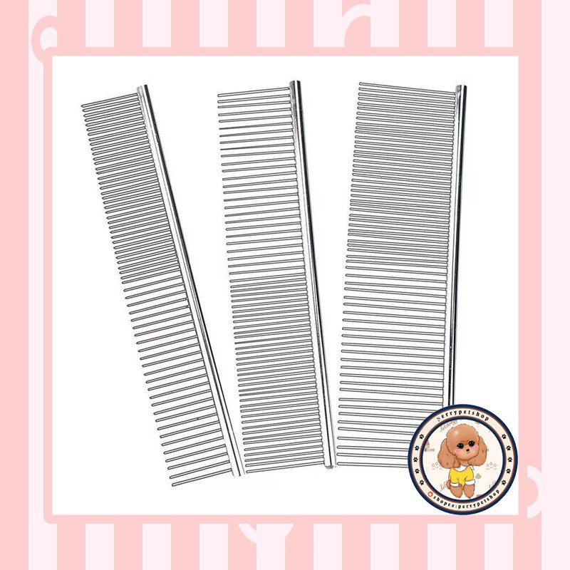 Sisir Grooming Stainless Steel Untuk Anjing/Kucing