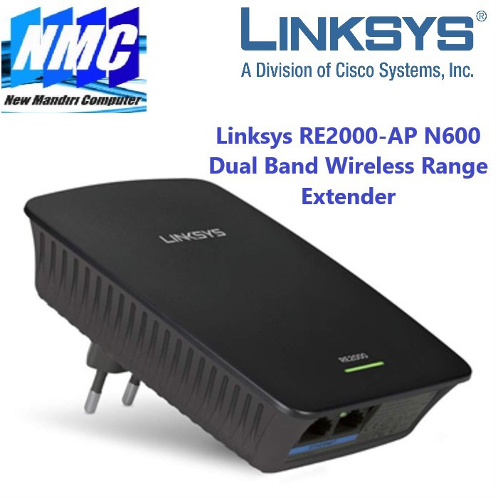 Linksys RE2000-AP N600 Dual Band Wireless Range Extender