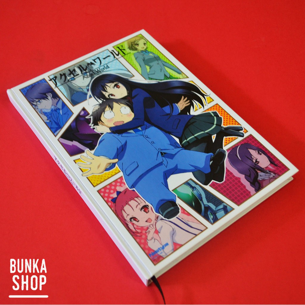 

Note Book Hardcover Anime Accel World Hardcover A5 Gift Couple Agenda Jurnal Binder
