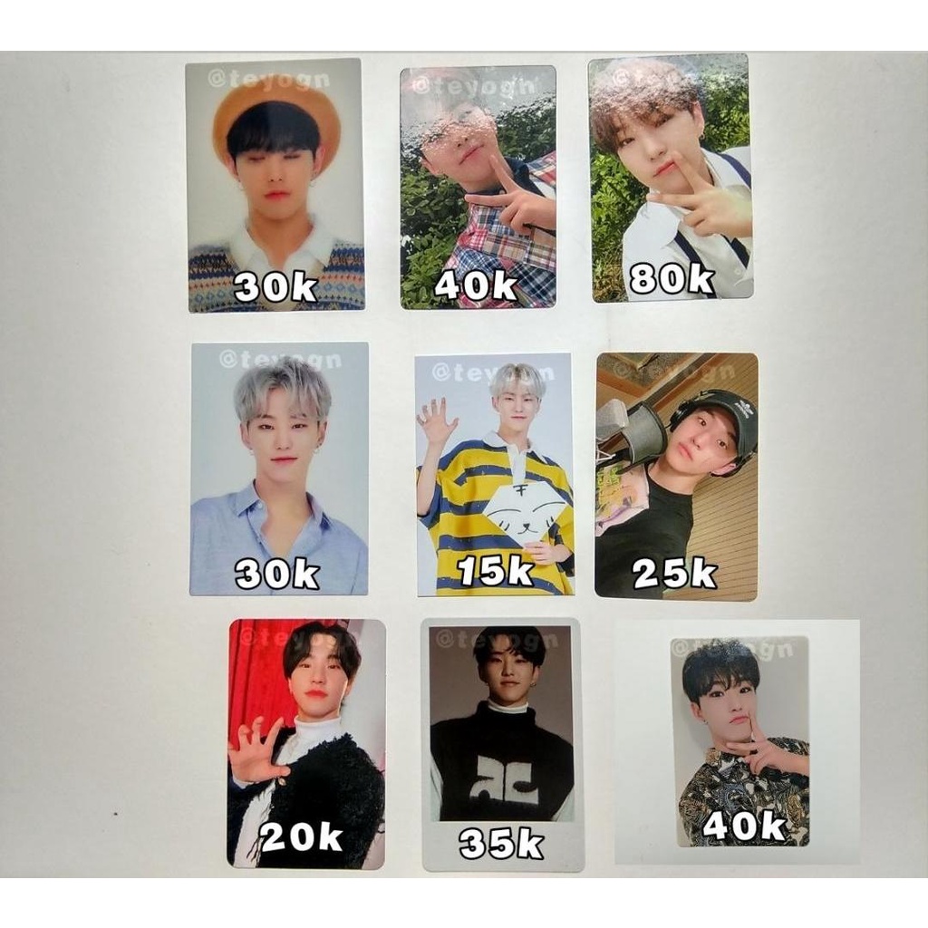 PHOTOCARD SEVENTEEN HOSHI horanghae