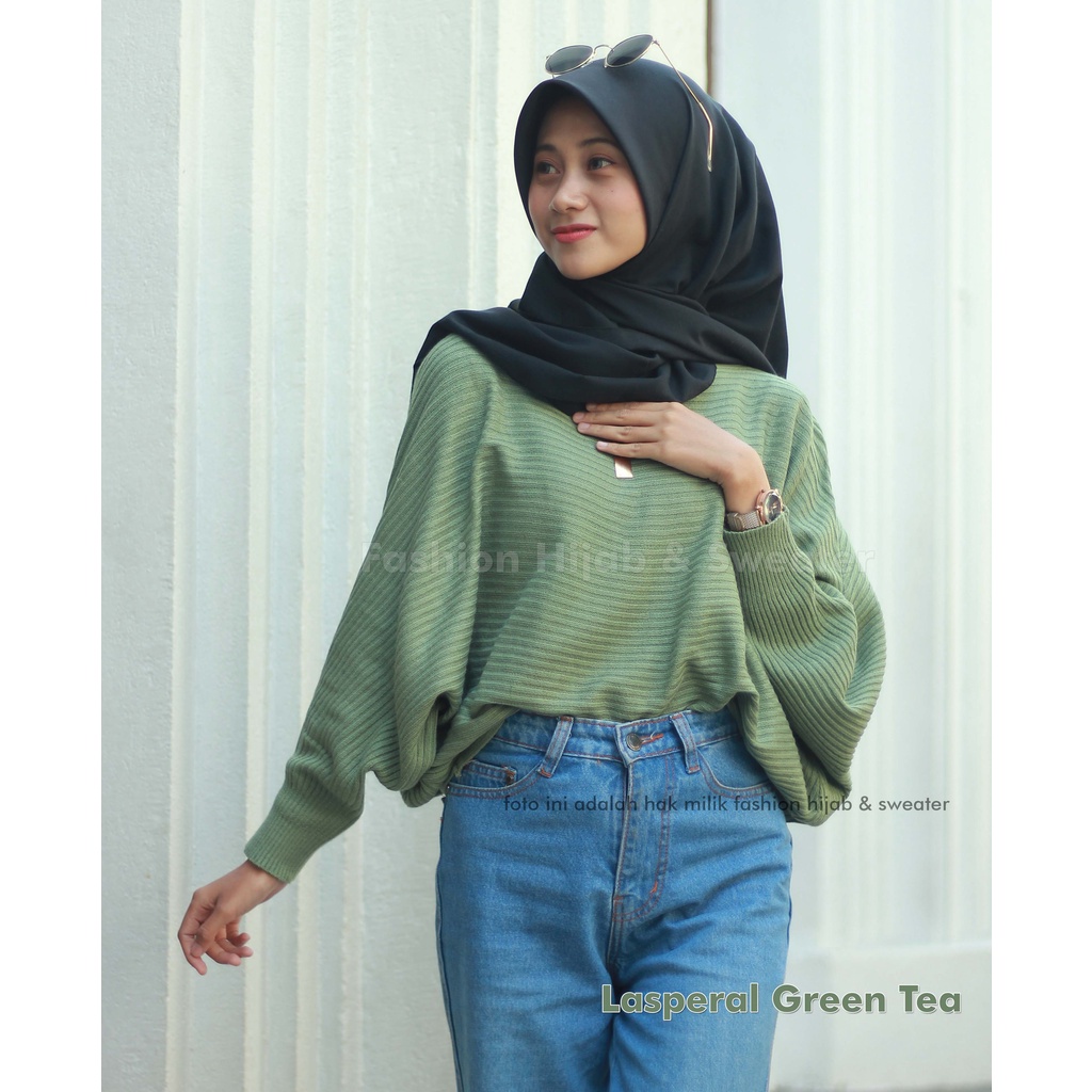 Lasperal batwing rajut premium -NGROS