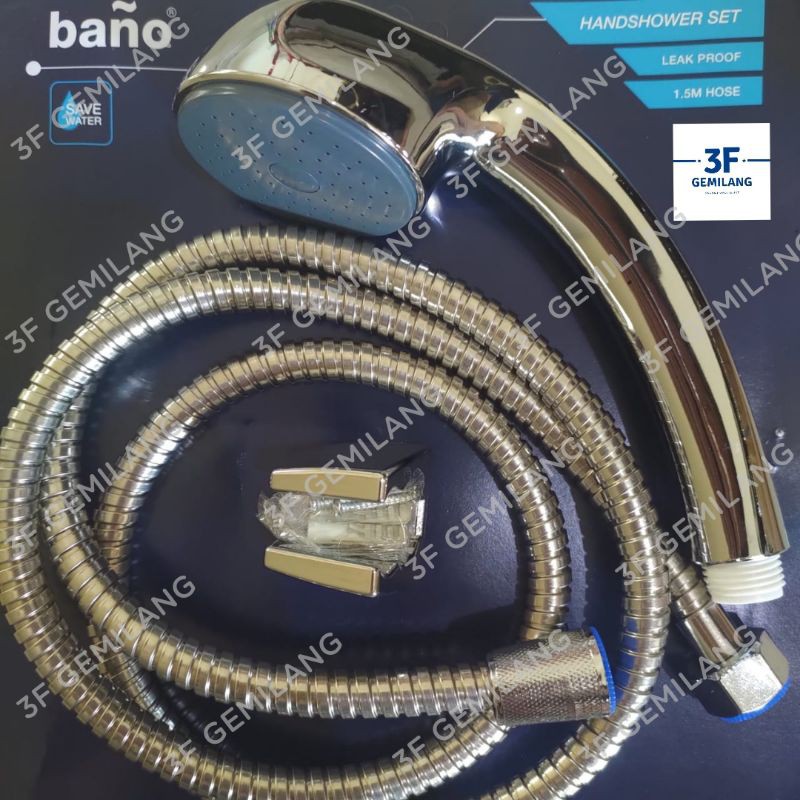 Hand Shower Set BANO WARNA CHROME
