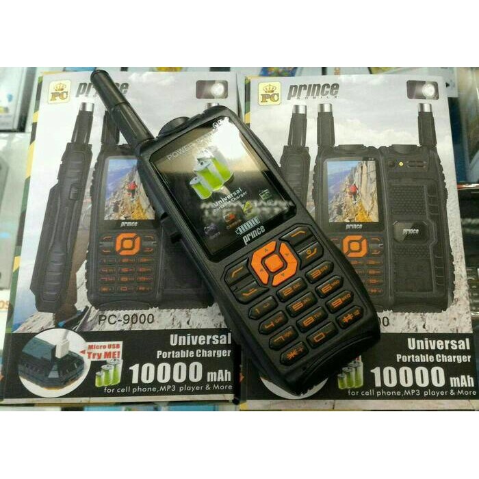 *TERLARIS*   Prince Pc 9000 Hp Outdooor PowerBank 3 Sim card