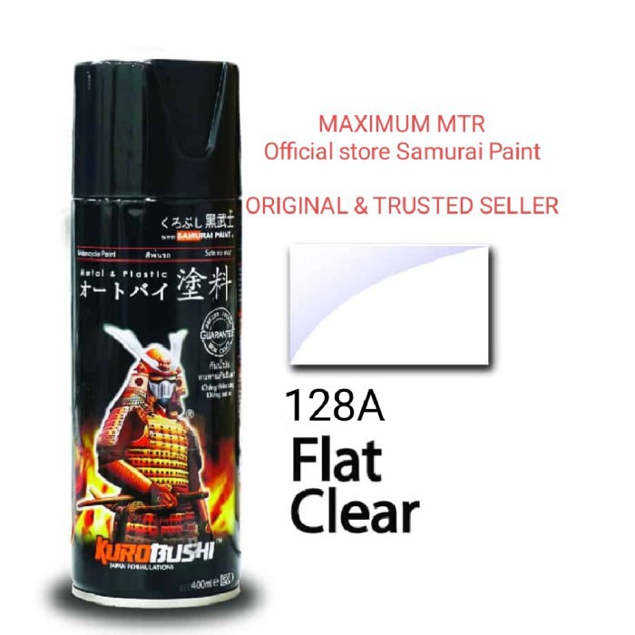 

Termurah Samurai paint/clear doff(vernis)-flat clear 128A-cat semprot aerosol Diskon