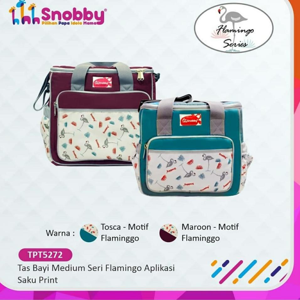 Snobby Tas Bayi Besar / Sedang / Kecil Flamingo Series-JB
