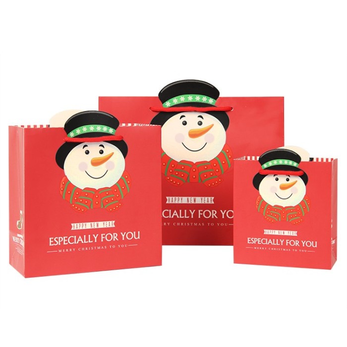 

READY COD Kantong Natal Ukuran M Paperbag XMAS Souvenir Tas Kado Hadiah Natal TERLARIS