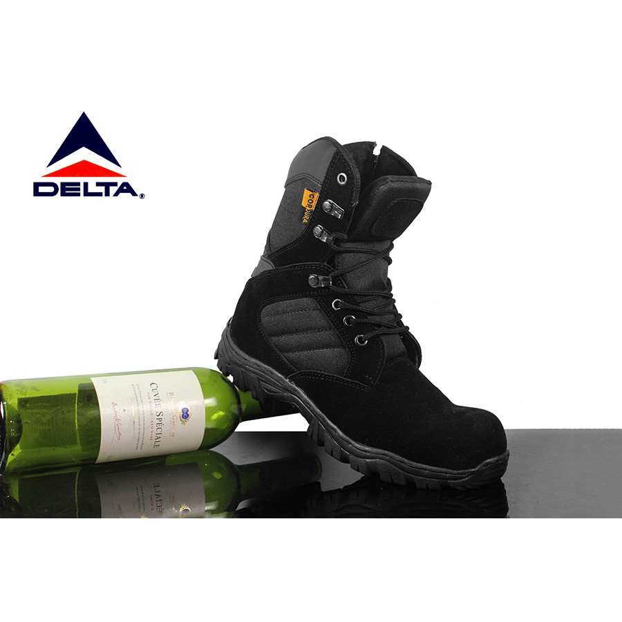 sepatu delta cordura tactical gurun tinggi 8 inci hitam sepatu proyek work safety