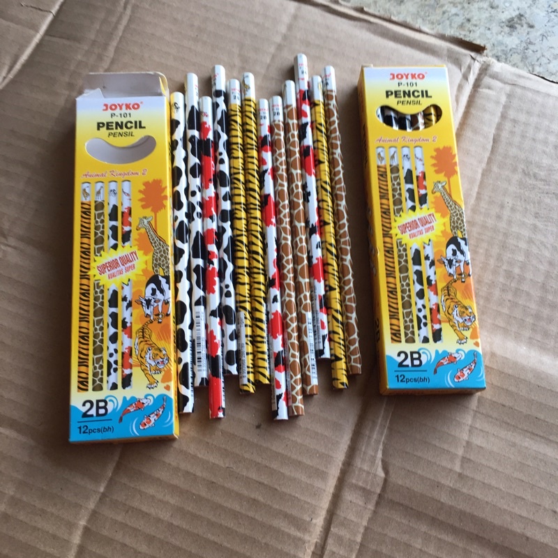 

pensil joyko 2 b P101 pencil corak animal kingdom 2 harga per l2 bt