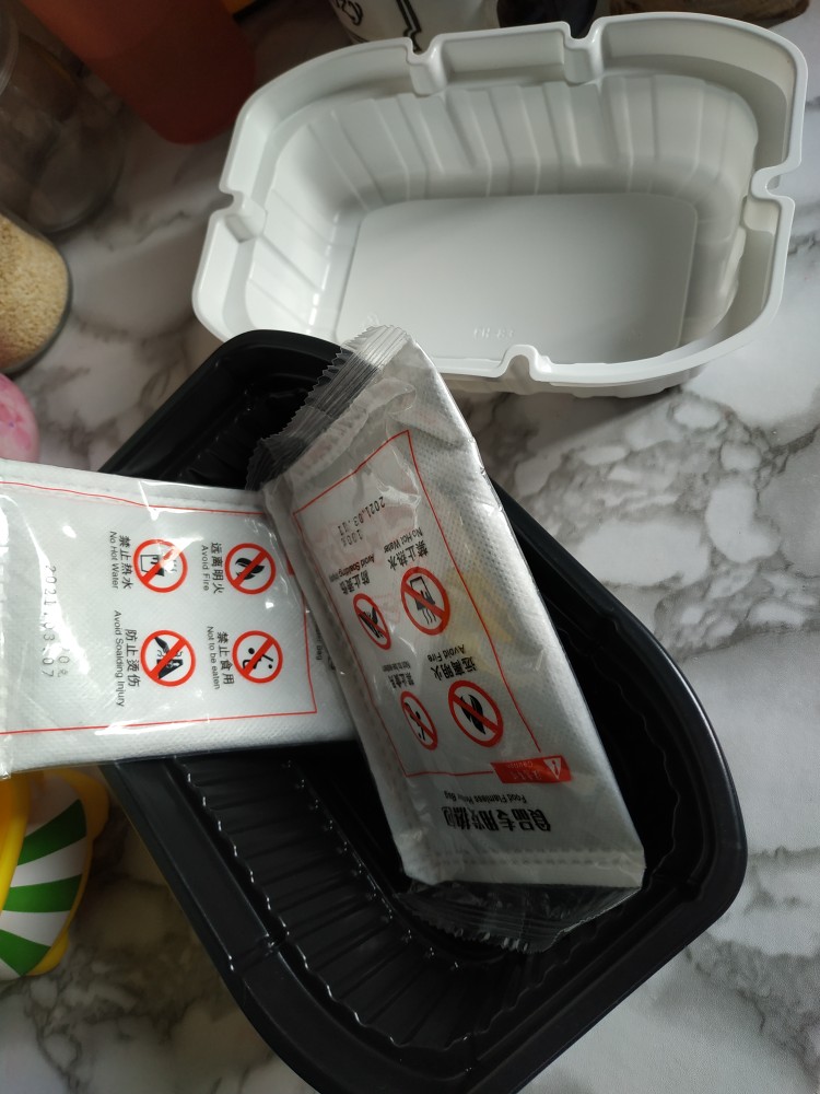 Paket Self Heating Bag & Lunch Box / Kotak Makan Thermal + Flameless Heater Untuk Traveling