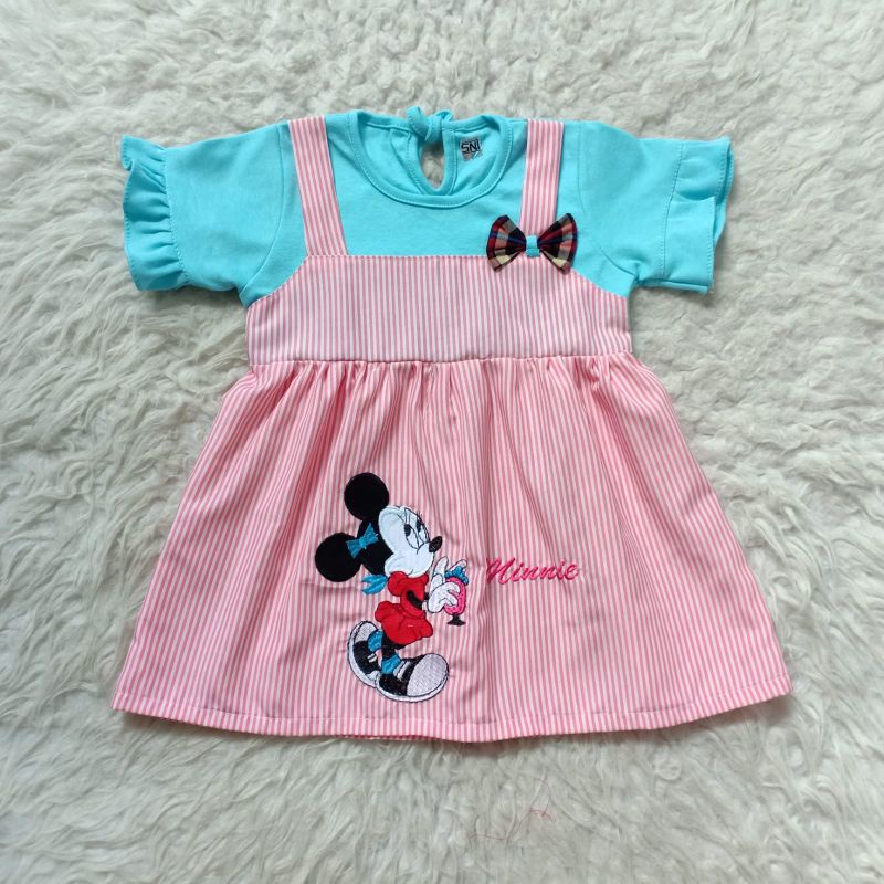 baju bayi mickey dress