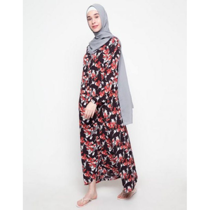 M,L - pakaian wanita st.yves daster muslim styves terakota