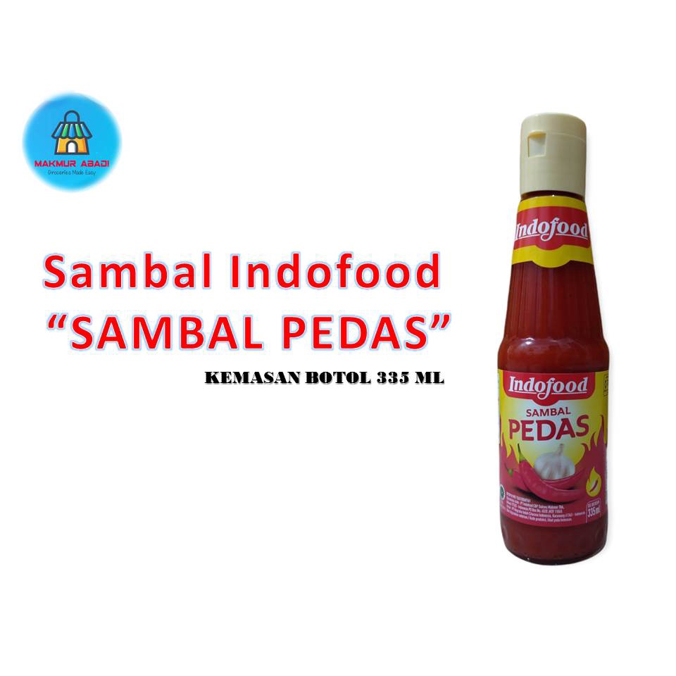 

Saus Sambal Indofood Pedas 335 ml - Makmur Abadi Official Store