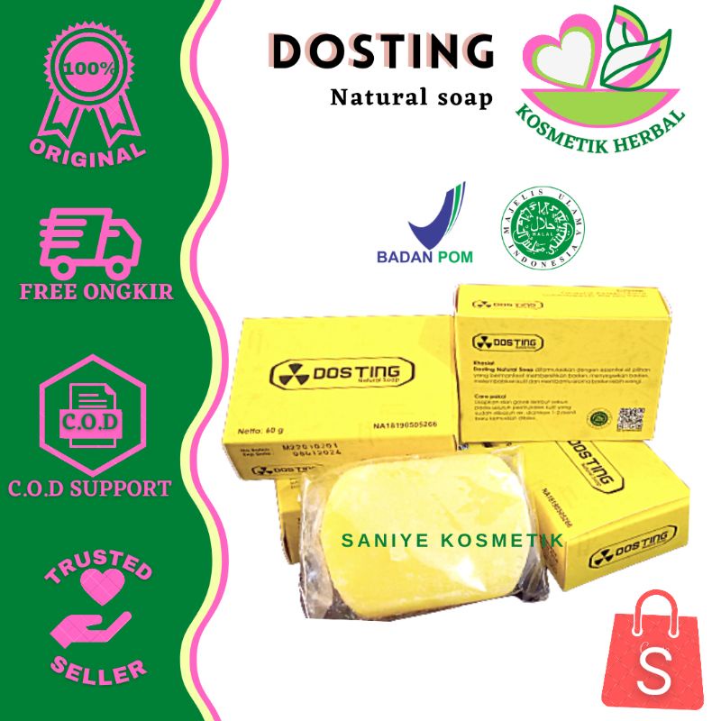 ASLI SABUN DOSTING PEMUTIH  BPOM ORIGINAL
