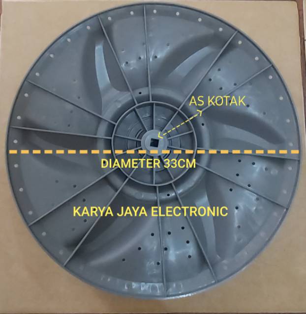 Pulsator Mesin Cuci SANKEN Diameter 33 cm As Kotak