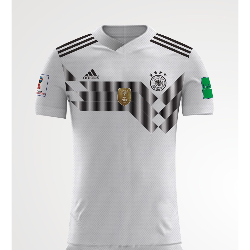 Jersey Jerman Home Away World Cup 2018 Full Printing Free Nama + Nomor Punggung